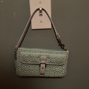 Teal coach shoulder bag!